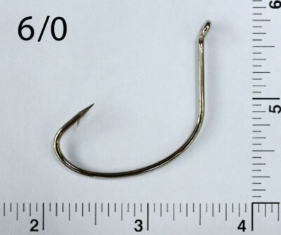 6 0 fishing hook diame Mustad 39938NP-BN, Bait Hook, Tournament Approved, Old Style,Mustad De SFE Kites OFFSET circle hooks is designed with fish conservation in mind while retaining maximum hooking rate and strength VMC 5789 6X Tournament Circle