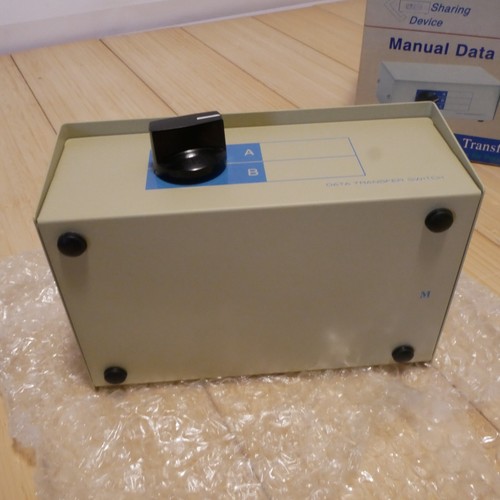 NOS Vintage 8 Pin Serial Mini Din 8 AB Data Rotary Switchbox Macintosh DW-MD82 - Picture 4 of 10