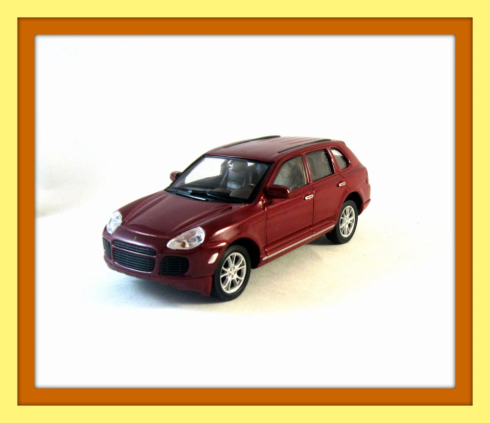 PORSCHE CAYENNE TURBO ,BORDEAUX WELLY 1/32 DIECAST CAR COLLECTORS MODEL , NEW - Image 2 of 4