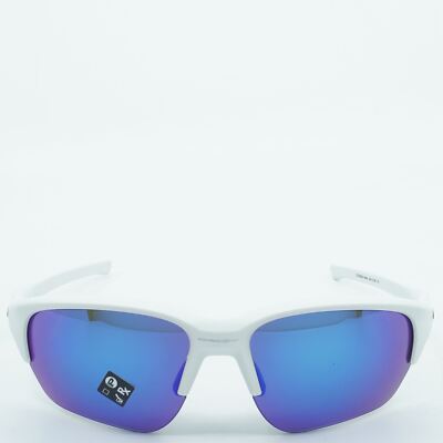 Oakley Flak Beta Men's Sunglasses - Matte White/Sapphire Iridium
