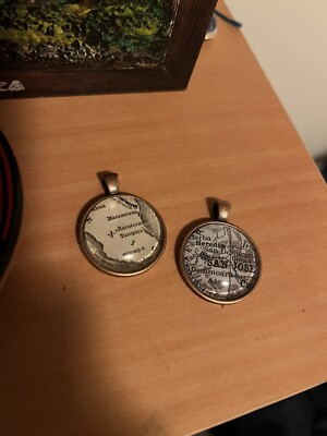 CUSTOM MAP PENDANTS