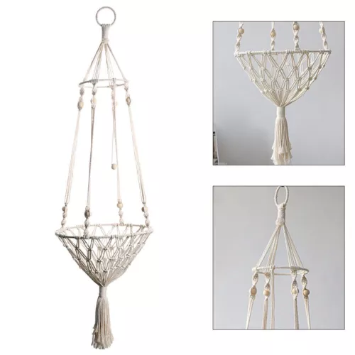 Cat Hammock Tapestry Swing Bed Hanger Macrame Wall Hanging Shelf Home Decoration - Picture 1 of 10