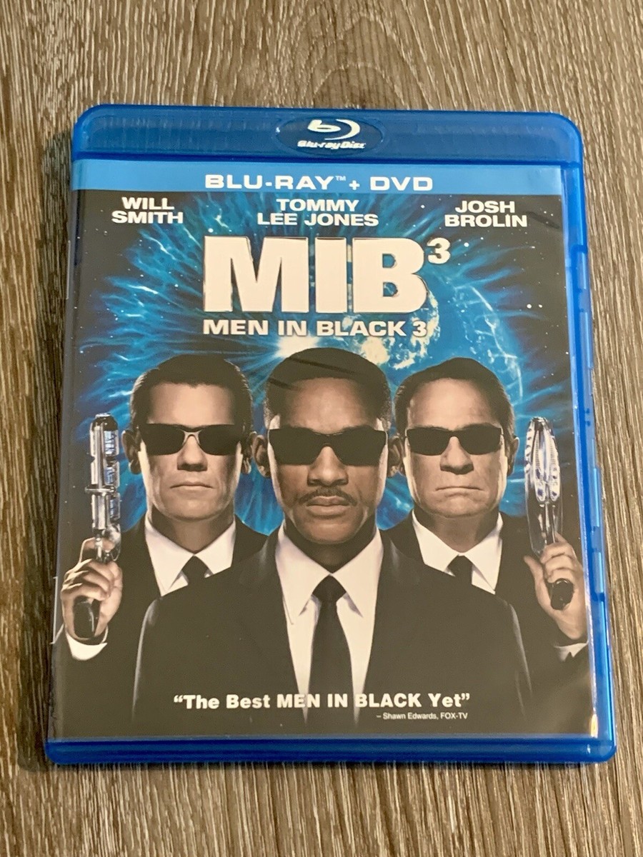 Men in Black 3 Blu-ray DVD Combo 2-Disc Set Bonus Disc Will Smith