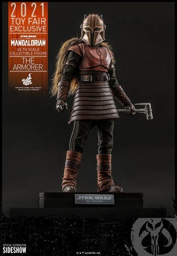 Star Wars The Mandalorian Armorer 1/6 Exclusive 29 cm TMS044 Hot Toys - Foto 2 di 10