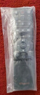 Klipsch Remote Control For Sound Bar R-4B II Cinema 400 Cinema 600 Cinema 800