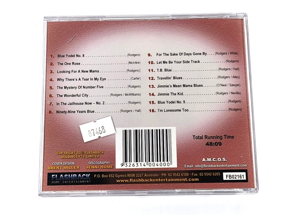 Jimmie Rodgers - The Yodeler - CD - Image 3 of 3