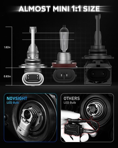 9005 9006 H7 H11 LED Headlight Globes Conversion Bulb Kit High/Low Beam 6500K AU - Picture 3 of 36