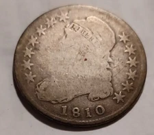1810 Capped Bust Half Dollar 50C Ungraded 