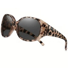 Yogo Vision Fit Over Polarized Sunglasses for Women Wraparound Glasses