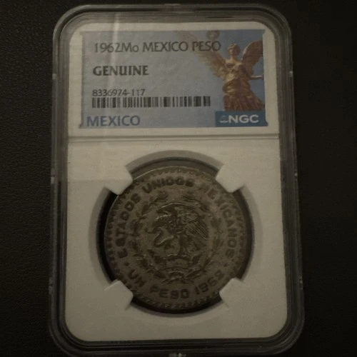 1962Mo Mexico Peso NGC