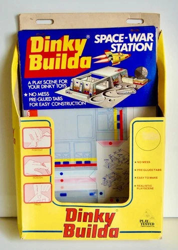 New ListingDinky Builda Space War Station Original Shop Display with x7 Kits. 1978. Rare.
