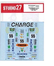 Studio27 1/24 787B CHARGE #55 LM 1991 Decal for Tamiya kit #24326