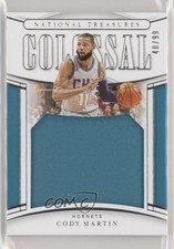 2019 Panini National Treasures Colossal Rookie Materials 40/99 Cody Martin 6o3