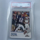 2002 Fleer Throwbacks 75 Tom Brady PSA 9 Mint