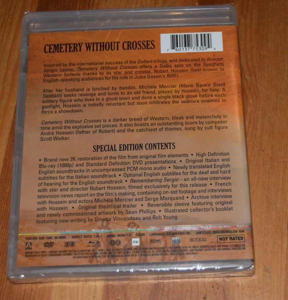 Cemetery Without Crosses Blu-ray DVD Brand NEW Gothic Spaghetti Western - Image 2 of 2