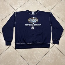 Vintage New York Yankees Sweatshirt Mens 2XL MLB 2003 World Series Majestic VTG
