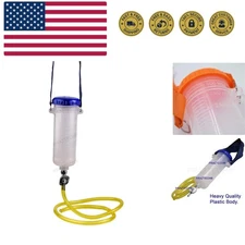 Portable 300ml Fuel Tank with 35'' Hose - Essential for Motorcycle Maintenance