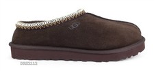 UGG Tasman Dusted Cocoa Suede Fur Slippers Mens Size 13 -NIB-