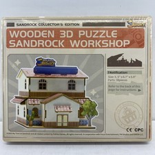 NUEVO Kit Modelo Taller My Time at Sandrock Sellado Madera 3D Puzzle 38 Piezas