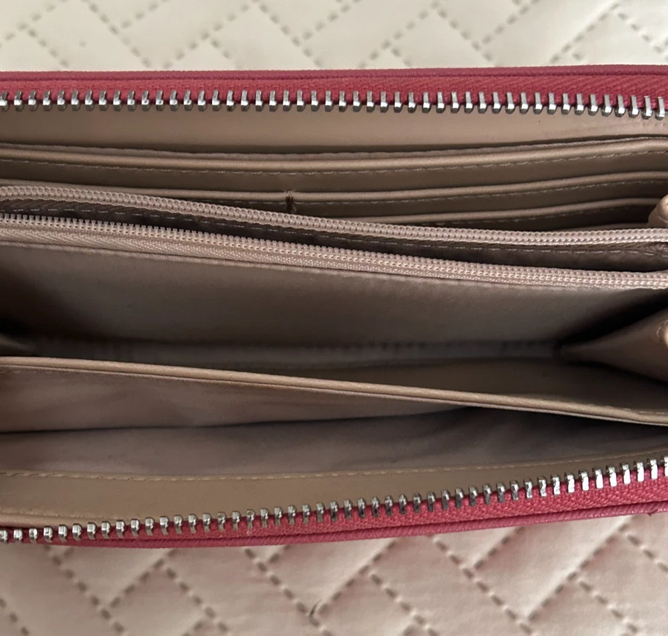 Guess Women Wallet Zip Around Closure Elegant Clutch Organizer,Dimension 8"x 4". - Image 3 of 4