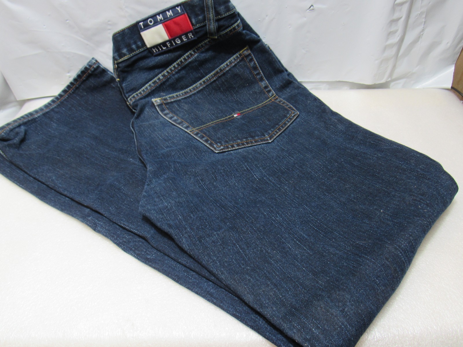 S 33 X 32 Dark Wash Denim (v38j)
