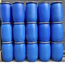120 litre Plastic Open Top Barrel Drum,Lid metal Clamp Corn Oil Storage FreePost