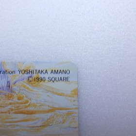 Japanese Telephone Card  Final Fantasy 3 Yoshitaka Amano Promo Nes Famicom 1990