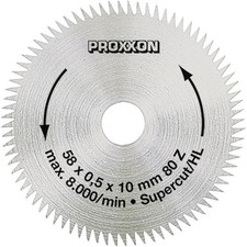 Proxxon Kreissaegeblatt Super Cut für KS 230 80 Zähne Ø 58 mm Sägeblatt