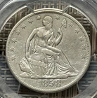 1858-O Seated Liberty half dollar, PCGS VF detail