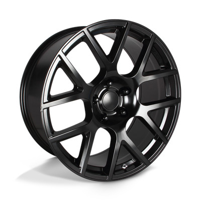 20x9 Performance Replicas PR163 Satin Black Wheels 5x115 (20mm) Set of 4