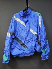 Vintage 1990s Christian Dior Windbreaker Size Medium Colorblocked