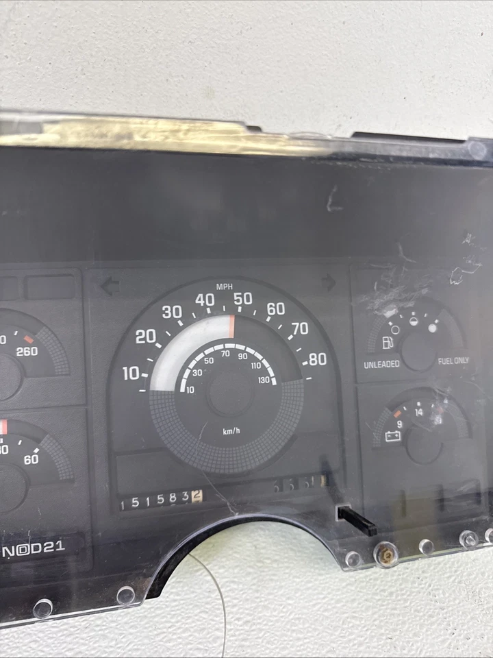 Cuadro de instrumentos 88-91 Chevy GMC Truck C/K 1500 C2500 C3500 OEM 16124865 151K Foto 4 de 4