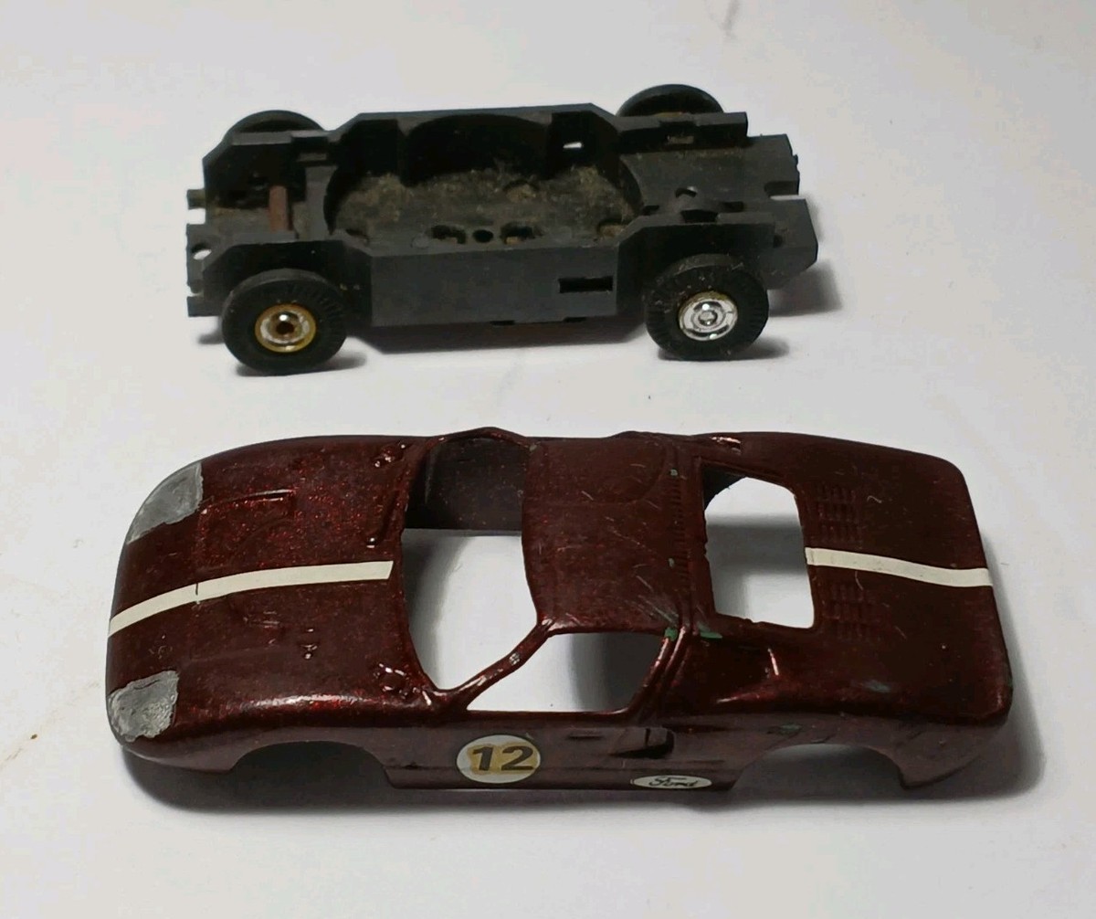 1960s Vintage Aurora Slot Car Thunderjet TJET HO Ford GT40