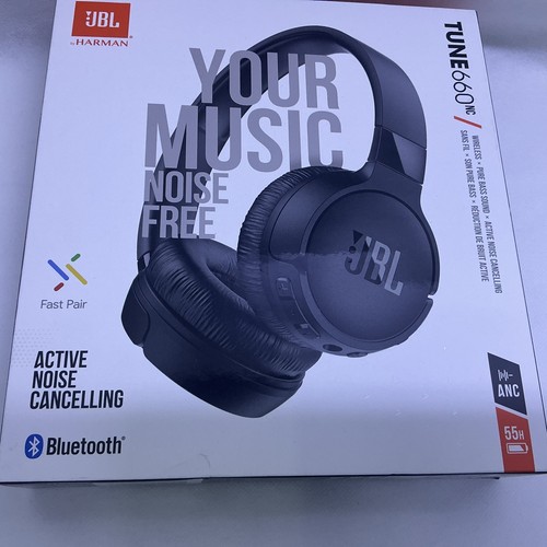 JBL TUNE 660NC On Ear Wireless Bluetooth Active Noise Cancelling Mic NEW - Picture 4 of 4