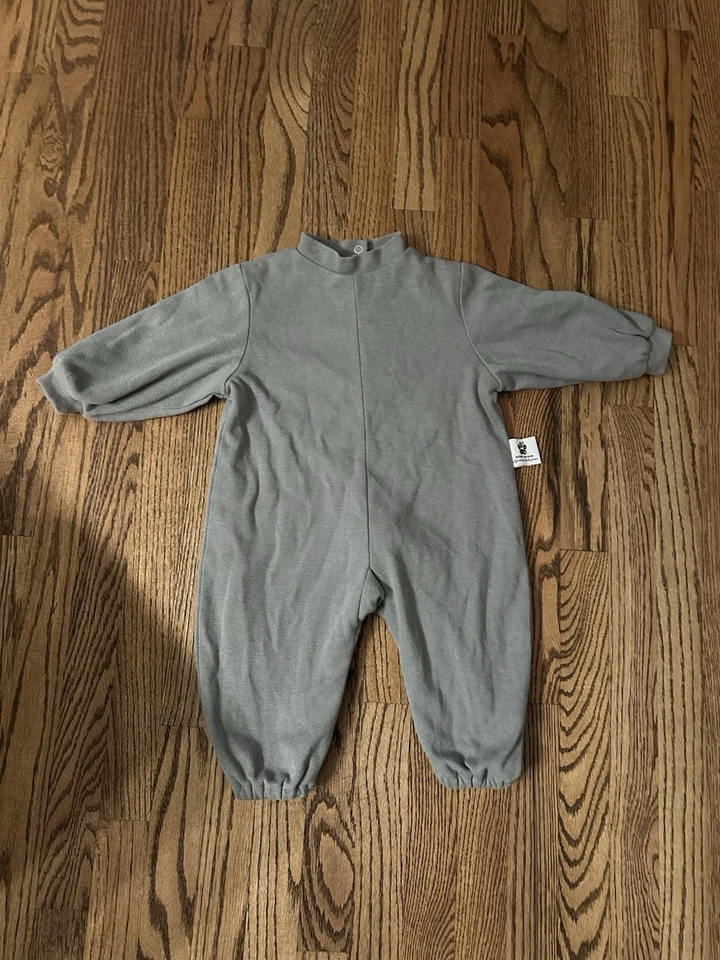 Tom Arma Gris Bebé Niño Talla 18m-2T Rinoceronte Halloween Disfraz Snap Una Pieza Foto 3 de 4