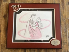 Sleeping Beauty Prince Philip Framed Sketch : Gene Gonda : Original Disney Art