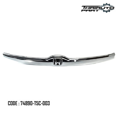 Tailgate Rear Chrome Garnish Panel Guard Honda Jazz Hatchback GK