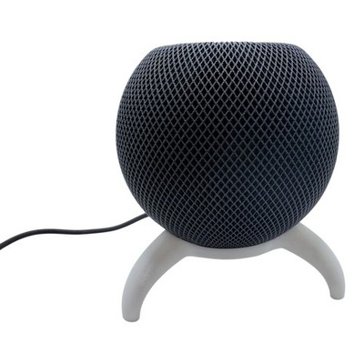Standfuß passend für Apple HomePod Mini 3-Bein Lautsprecherhalter Weiß PETG