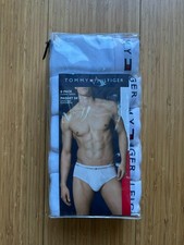 NWT Tommy Hilfiger Men's Classic Brief 6-Pack, White, Size 32-34
