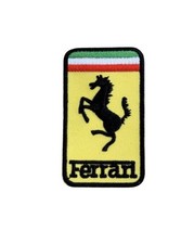 Ferrari Italian Auto F1 Patch, Iron On/Sew On