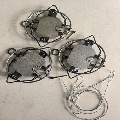 3Pc 13cm /5.12In Coil Spring Mice CoypuRat Traps and the like Trace Runway Mound