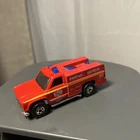 Vintage Hot Wheels Blackwalls Rescue Emergency Unit 50 First Aid & Oxygen