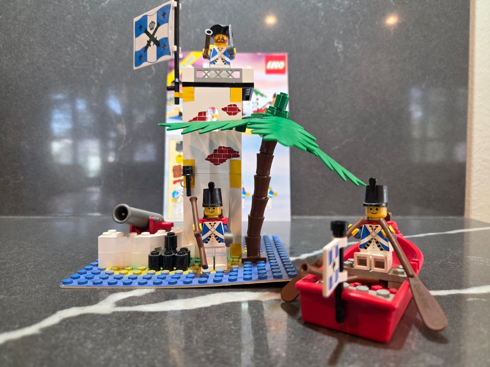 LEGO Pirates: Sabre Island (6265) 100% Complete W/shooting cannon