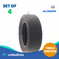 Set Of 4 Used 24565r17 Goodyear Fortera Hl 105t - 6.5-7.532 Set Of 4 Used 24565r17 Goodyear Fortera Hl 105t - 6.5-7.532