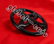 1pcs Gloss Black Out Logo Overlay Emblem for Camry Highlander Rav4 Corolla Yaris