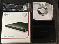 LG Storage GP60NB50 External Optical Drive Slim DVDRW 8x- Black x2