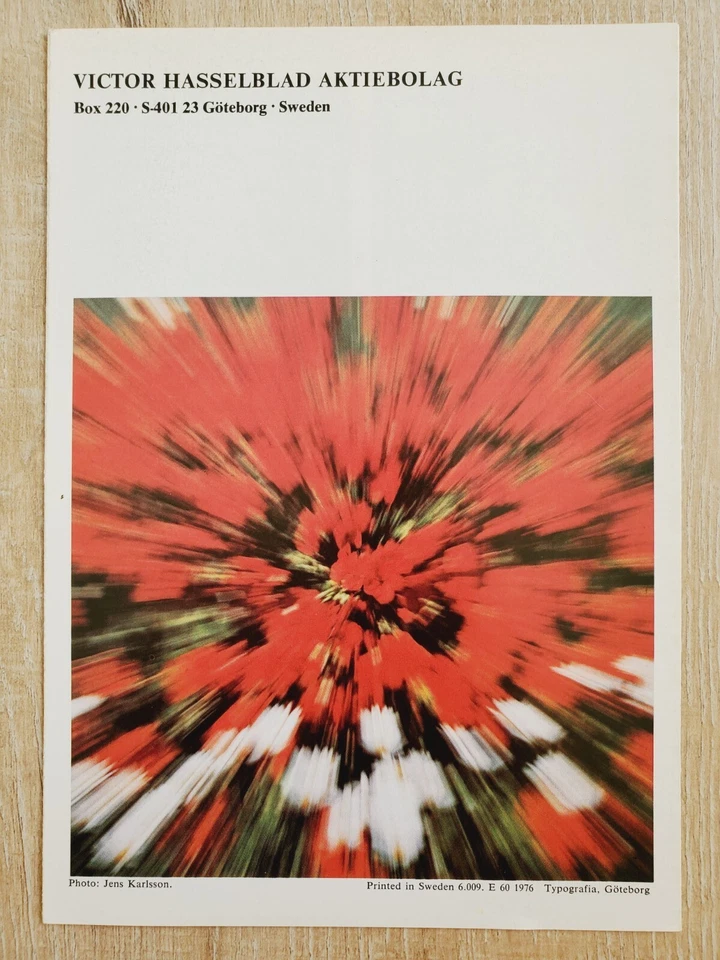 Folleto Hasselblad Variogon 140-280 mm f/5,6 Vintage 1976 Suecia Inglés Foto 2 de 4