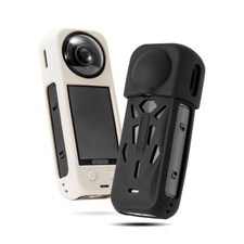 Silicone Protective Case with Lens Cap For Insta 360 X5 Action Camera Case