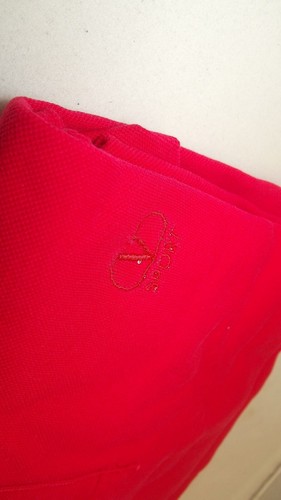 Valentino Sport Polo Manica Corta In 100% Cotone Piquet Uomo Taglia Xxl Rosso - Picture 10 of 15
