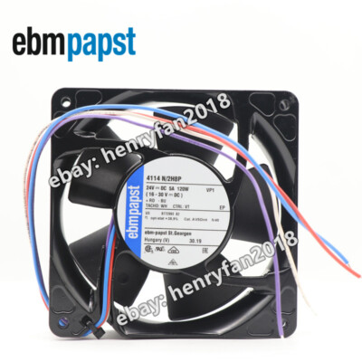 Ebmpapst 4114N/2H8P?Axial Fan DC 24V 120W 4-wire 120*120*38MM Cooling Fan